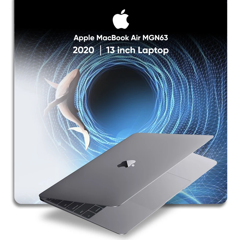 لپ تاپ 13.3 اینچی اپل مدل MacBook Air MGN63 2020 LLA-M1 8GB 256SSD